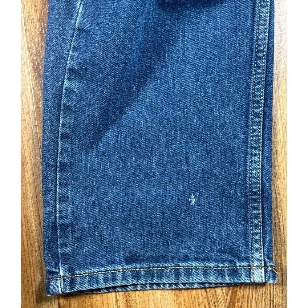Levis 505 Jeans Mens Tag Size 36 x 32 Blue Denim 100% Cotton Straight - READ
